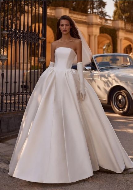 Strapless Mikado Ball Gown