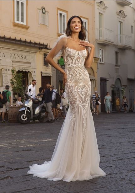 Backless Mermaid Wedding Dress
