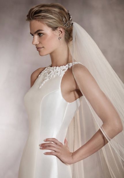 Beaded Wedding Veil