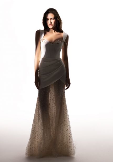 Beaded Corset Mermaid Wedding Dress