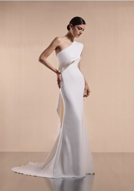Ruffle Wedding Dress