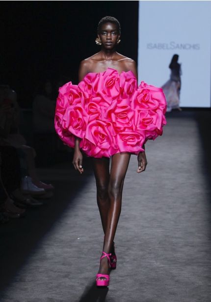 3D Flower Mini Dress