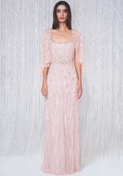 Embellished Tulle Gown
