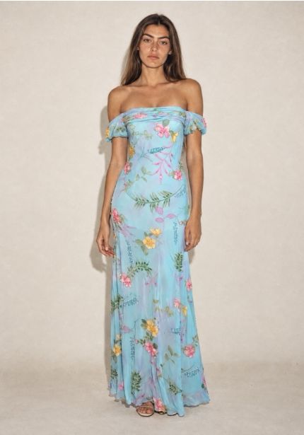 Beaded Chiffon Dress