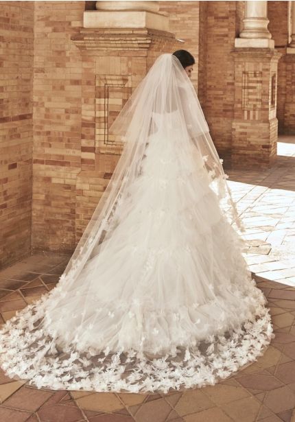 Floral Blossom Wedding Veil
