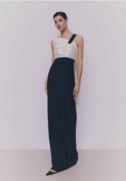 Two-Tone Evening Gown