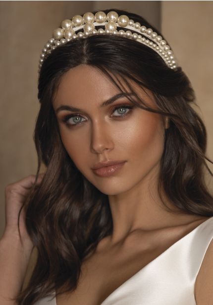 Faux Pearl Bridal Headband