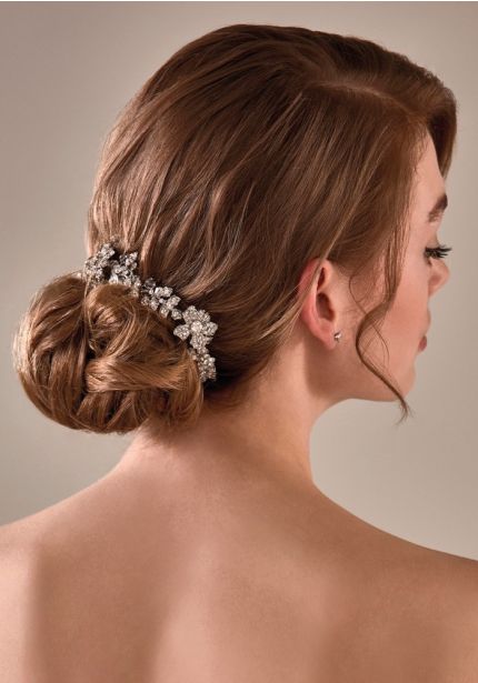 Beaded Flower Bridal Hair Comb