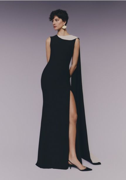 Minimalist Crepe Gown