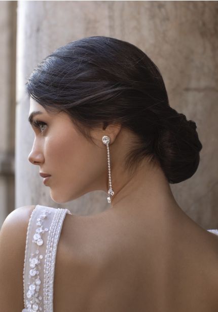 Diamante Drop Earrings