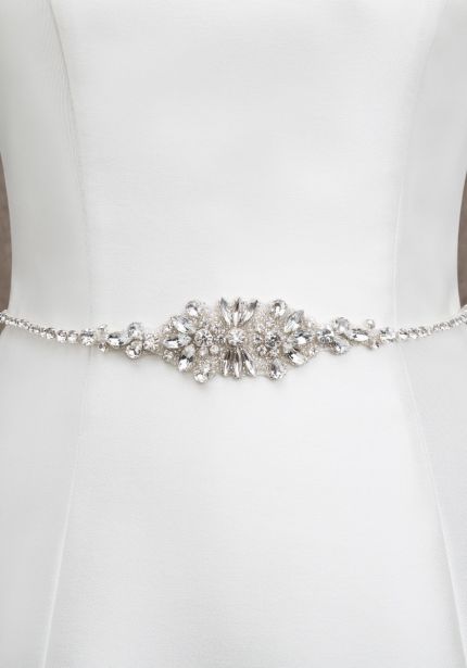 Heavily Beaded Bridal Belt