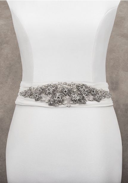 Embellished Wedding Sash