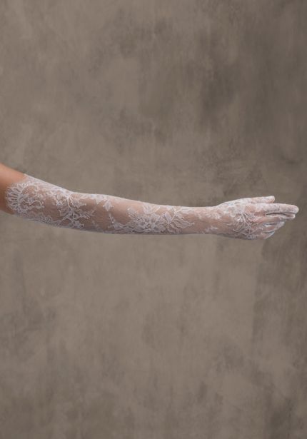 Long Sleeves Bridal Lace Gloves 