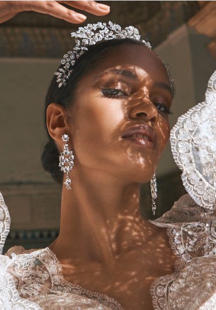 Diamante Bridal Drop Earrings