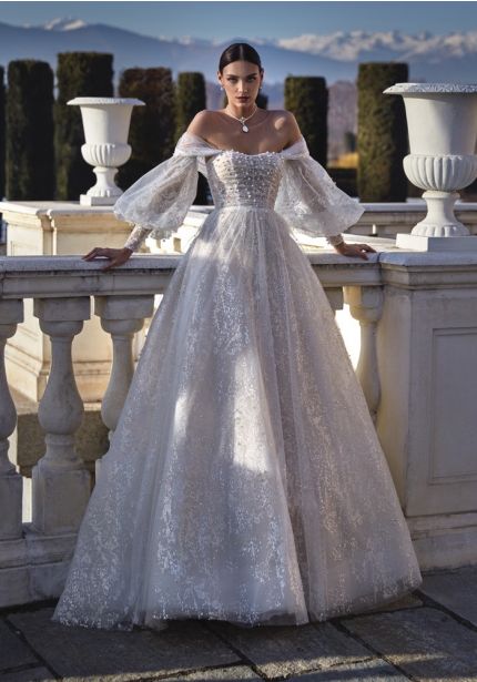 Beaded Corset Wedding Dress
