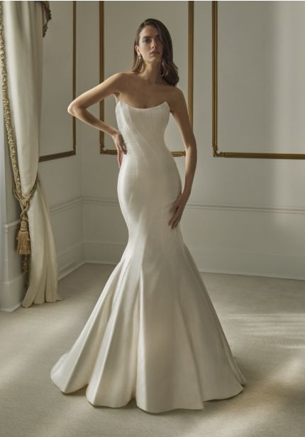 Strapless Mikado Wedding Dress