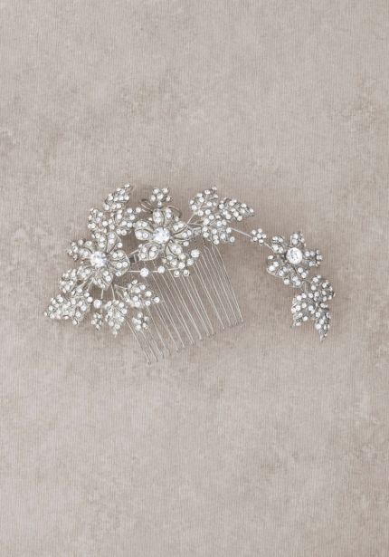 Silver Bridal Comb