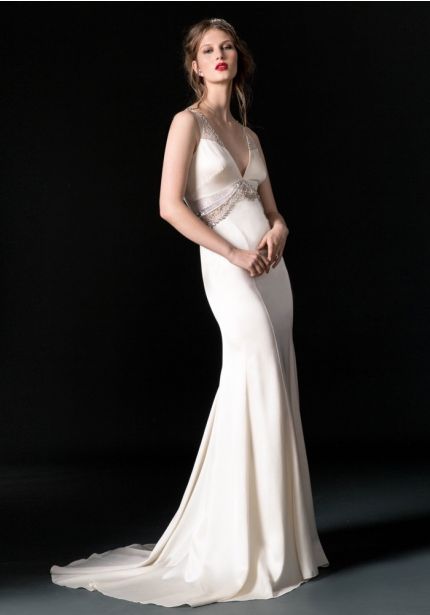Embellished Mermaid Wedding Gown
