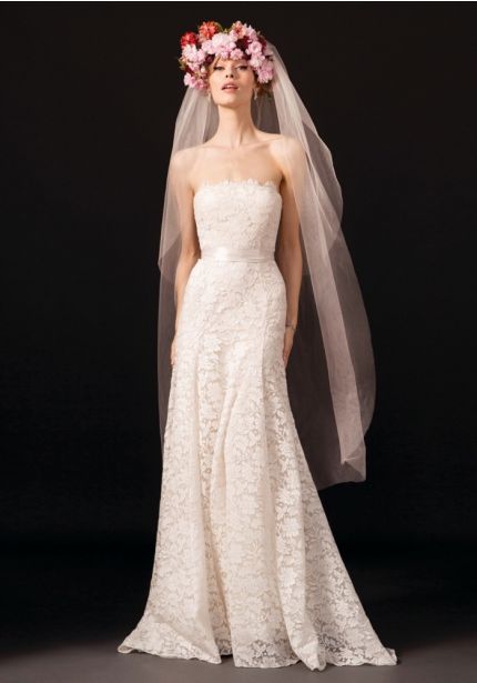 Floral Lace Wedding Dress