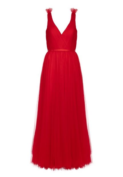 Backless Tulle Gown