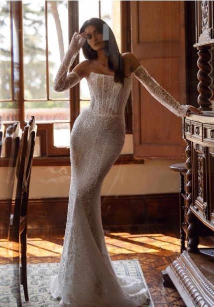 Sequinned Mermaid Wedding Dress
