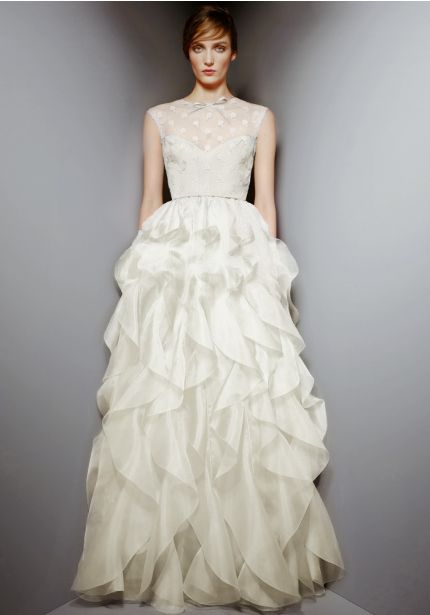 Ivory Ruffle Gown