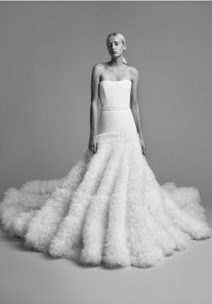 Ruffle Wedding Dress