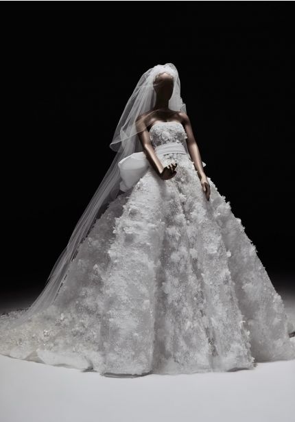 3D Floral Wedding Dress