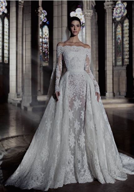 Convertible Lace Wedding Dress